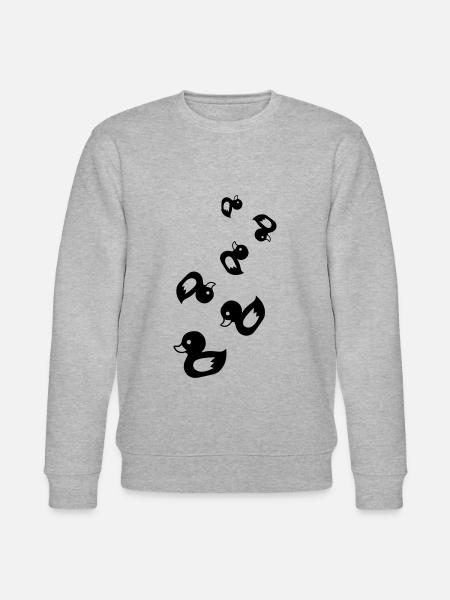 Duck Icon - Stanley/Stella CHANGER Unisex Organic Sweatshirt - heather grey
