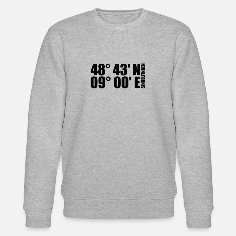 Coordonnées de Sindelfingen - Sweat bio CHANGER Stanley/Stella Unisexe - gris chiné