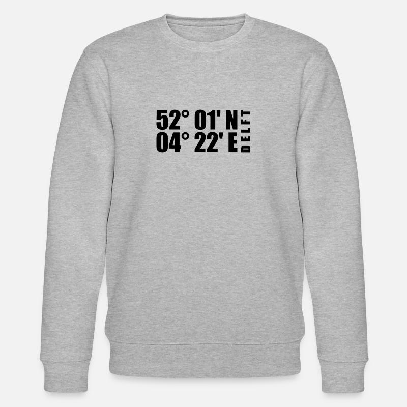 Coordonnées de Delft - Sweat bio CHANGER Stanley/Stella Unisexe - gris chiné