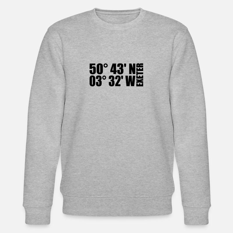 Coordonnées d’Exeter - Sweat bio CHANGER Stanley/Stella Unisexe - gris chiné