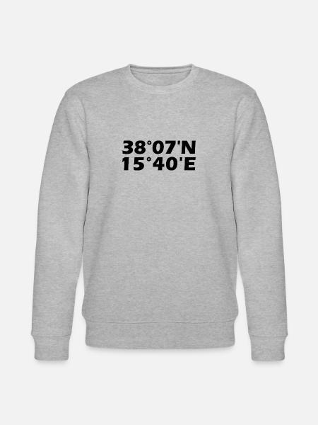 Coordonnées de Reggio Calabria - Sweat bio CHANGER Stanley/Stella Unisexe - gris chiné