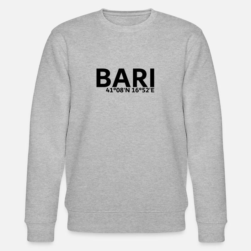 Coordonnées de Bari - Sweat bio CHANGER Stanley/Stella Unisexe - gris chiné