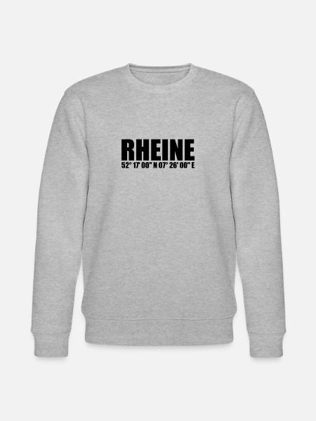 Rheine Koordinaten - Stanley/Stella Unisex Bio-Sweatshirt CHANGER - Grau meliert