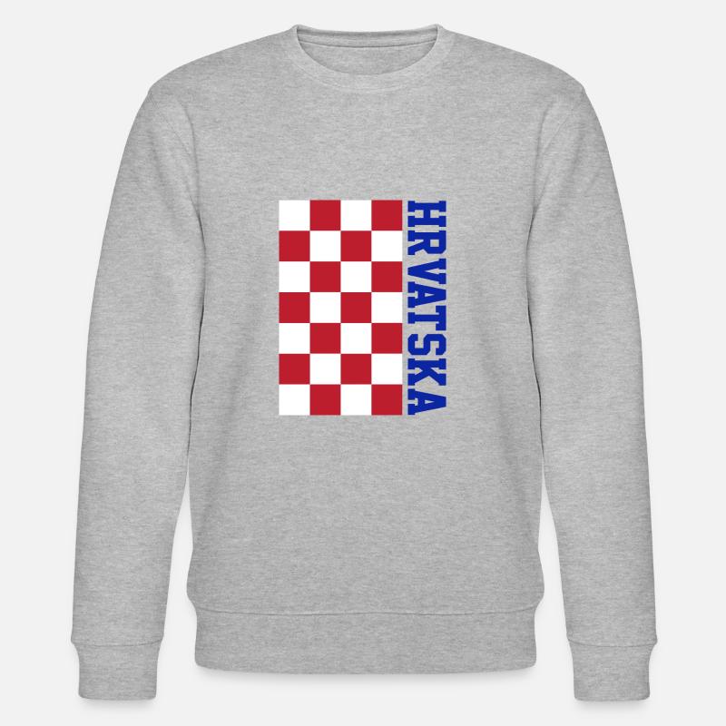 Hrvatska - Stanley/Stella Unisex Bio-Sweatshirt CHANGER  - Grau meliert