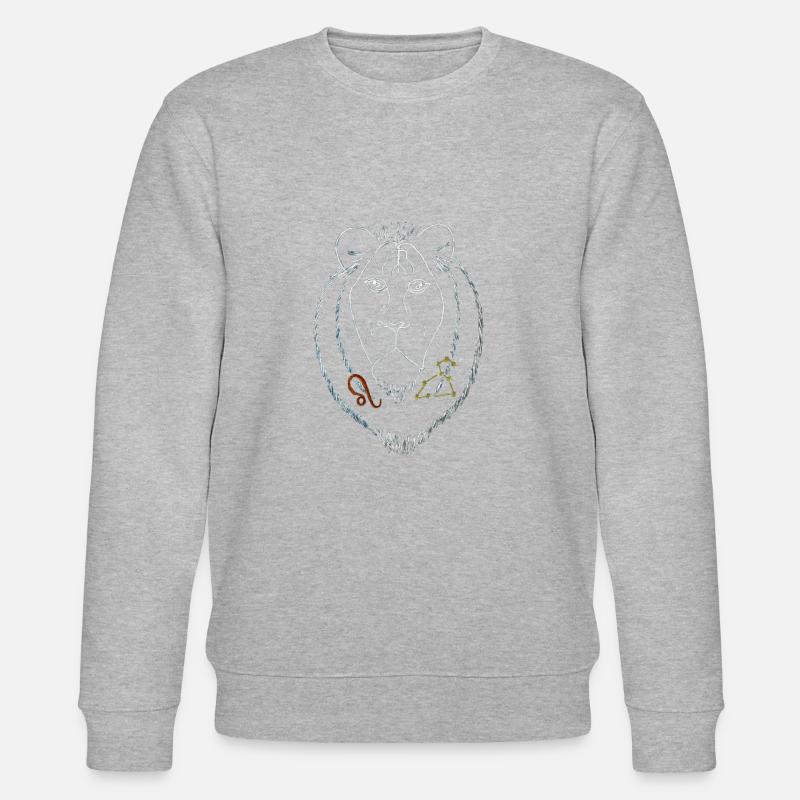 Löwe - Stanley/Stella Unisex Bio-Sweatshirt CHANGER  - Grau meliert