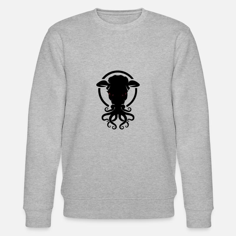 Moothulhu - Stanley/Stella Unisex Bio-Sweatshirt CHANGER  - Grau meliert