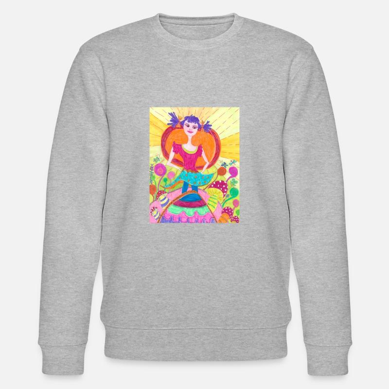 JasminEs World - Stanley/Stella Unisex Bio-Sweatshirt CHANGER  - Grau meliert