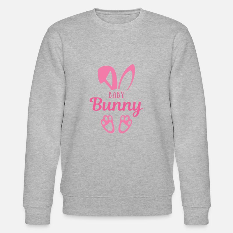 Baby Hase - Stanley/Stella Unisex Bio-Sweatshirt CHANGER  - Grau meliert