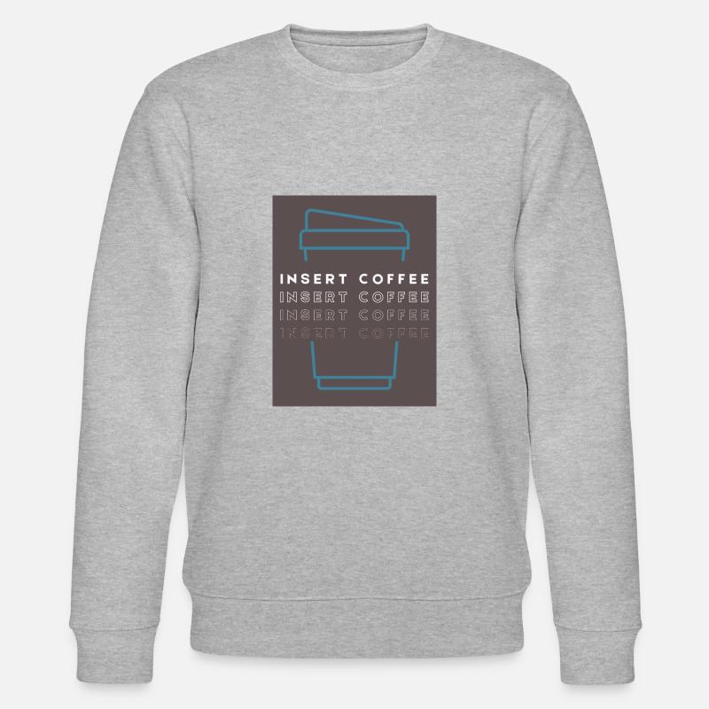 Insert Coffee Cup 2 LTPWBBT - Stanley/Stella Unisex Bio-Sweatshirt CHANGER  - Grau meliert