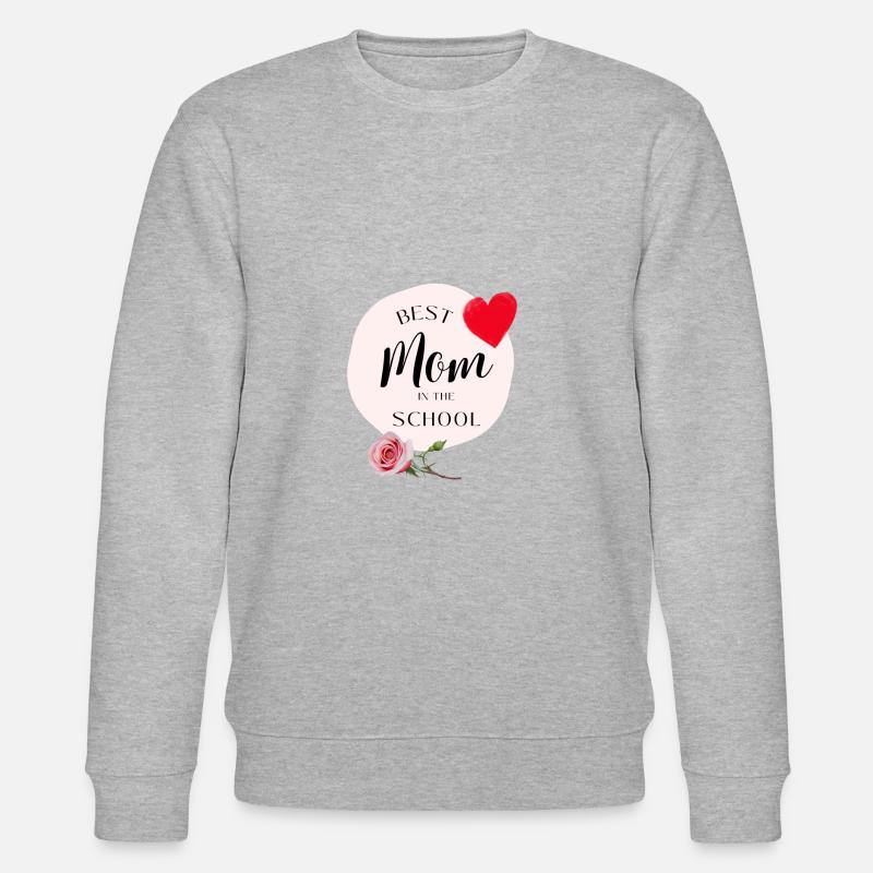 Meilleure maman de l’école - Sweat bio CHANGER Stanley/Stella Unisexe - gris chiné