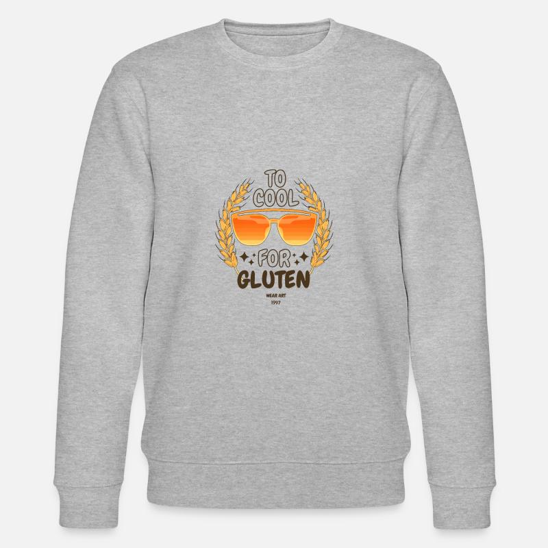 Pour refroidir pour le gluten - Sweat bio CHANGER Stanley/Stella Unisexe - gris chiné