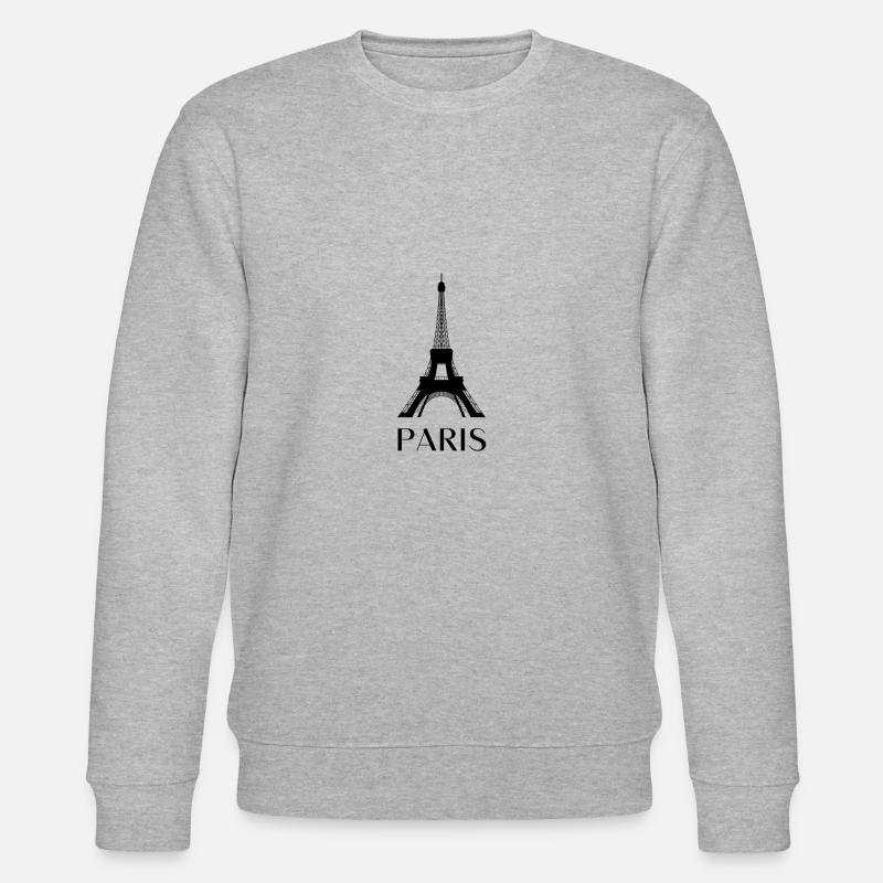 Paris - Stanley/Stella Unisex Bio-Sweatshirt CHANGER  - Grau meliert