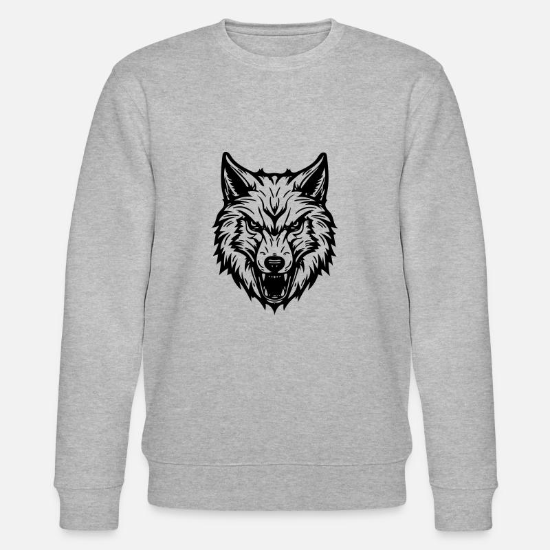 Loup - Sweat bio CHANGER Stanley/Stella Unisexe - gris chiné