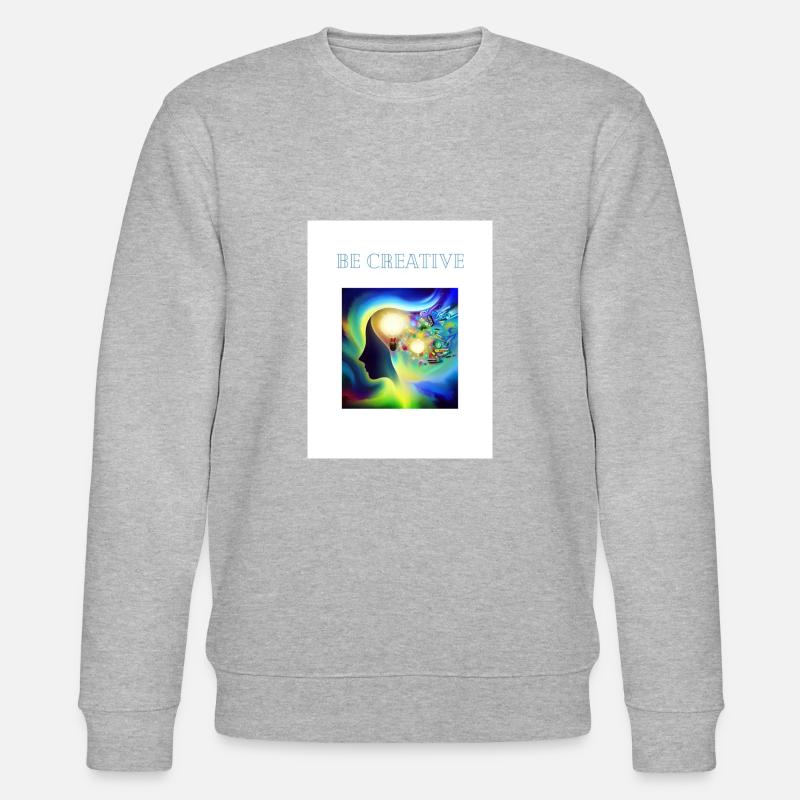 Be creative - Stanley/Stella CHANGER Unisex Organic Sweatshirt - heather grey