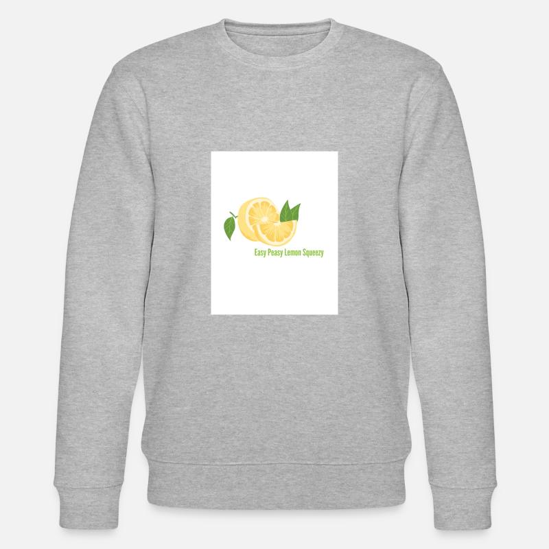 Lemon (Easy Peasy Lemon Squeezy) - Sweat bio CHANGER Stanley/Stella Unisexe - gris chiné