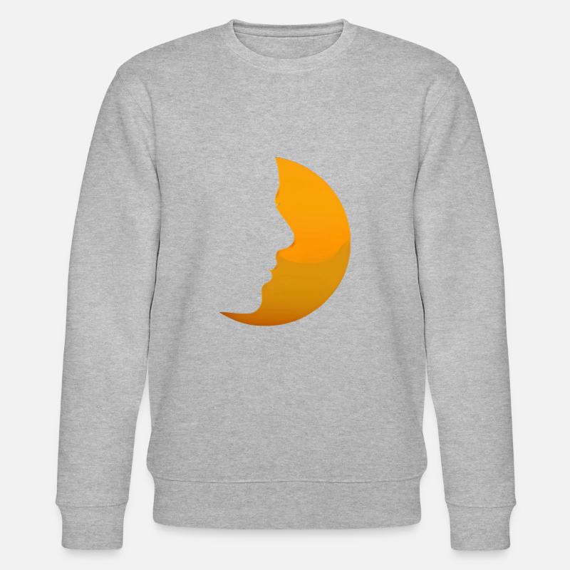 Mond - Stanley/Stella Unisex Bio-Sweatshirt CHANGER  - Grau meliert