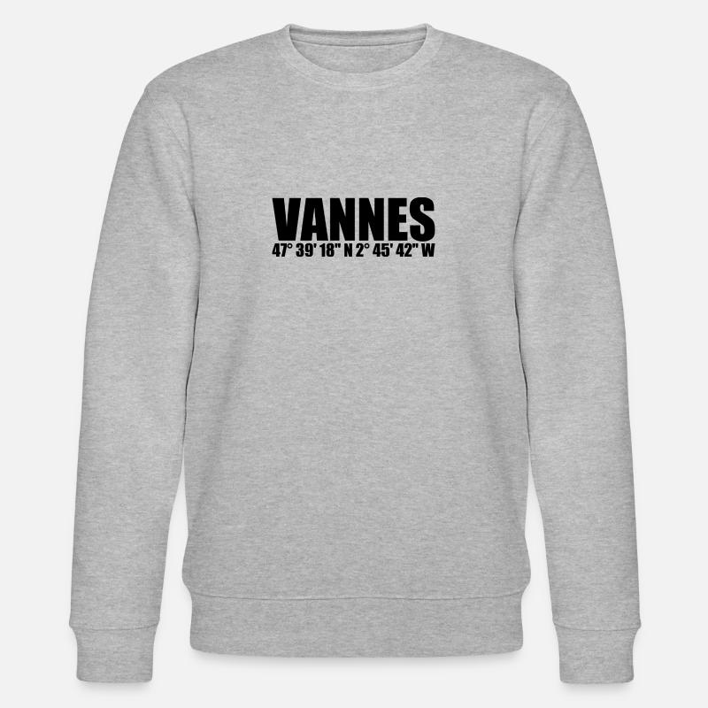 Vannes coordinates - Stanley/Stella CHANGER Unisex Organic Sweatshirt - heather grey