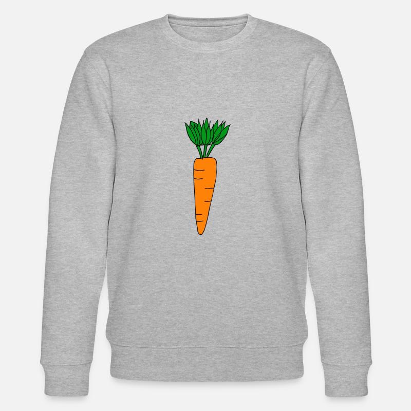 Karotte - Stanley/Stella Unisex Bio-Sweatshirt CHANGER  - Grau meliert