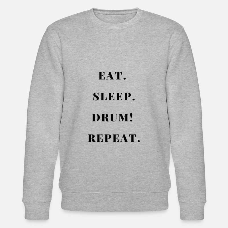 Drummer drummer - Stanley/Stella Unisex Bio-Sweatshirt CHANGER  - Grau meliert