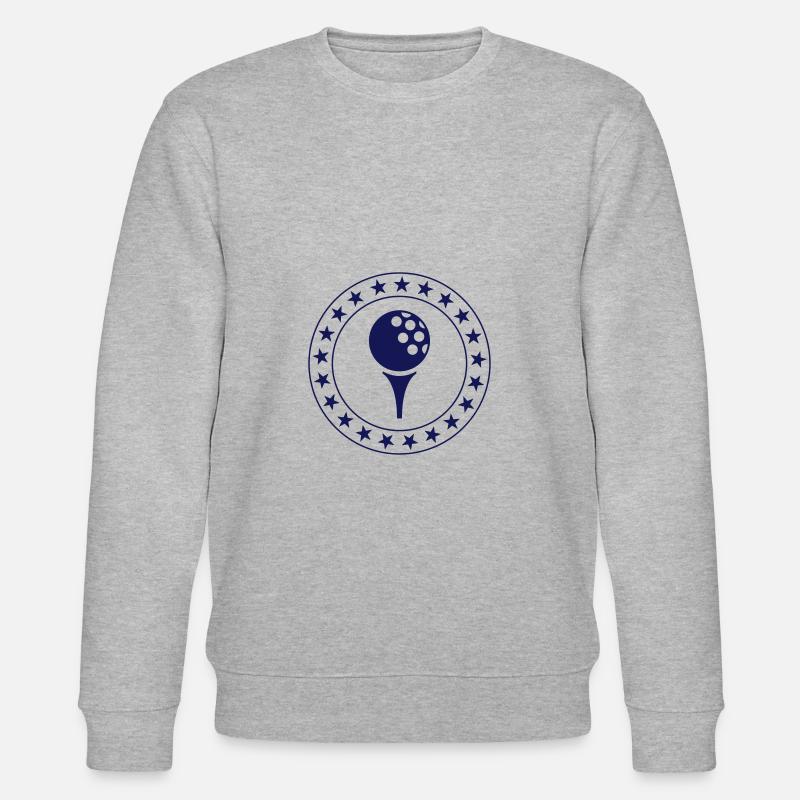 Golf - Golfer - Golfmaschine - Stanley/Stella Unisex Bio-Sweatshirt CHANGER  - Grau meliert