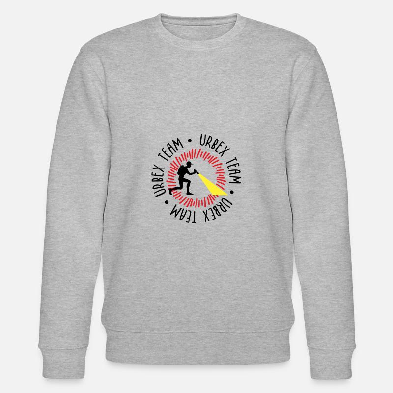 Urbex Team - Stanley/Stella Unisex Bio-Sweatshirt CHANGER  - Grau meliert