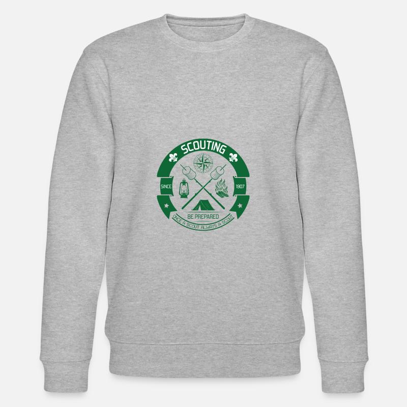 Pfadfinder / Pfadfinder - Stanley/Stella Unisex Bio-Sweatshirt CHANGER  - Grau meliert