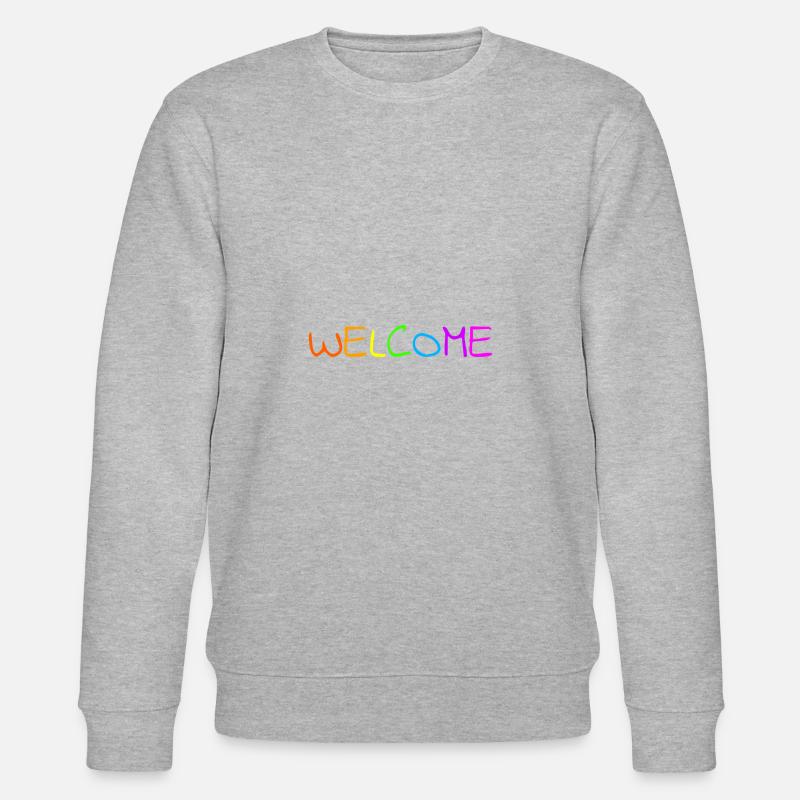 Welcome - Stanley/Stella Unisex Bio-Sweatshirt CHANGER  - Grau meliert