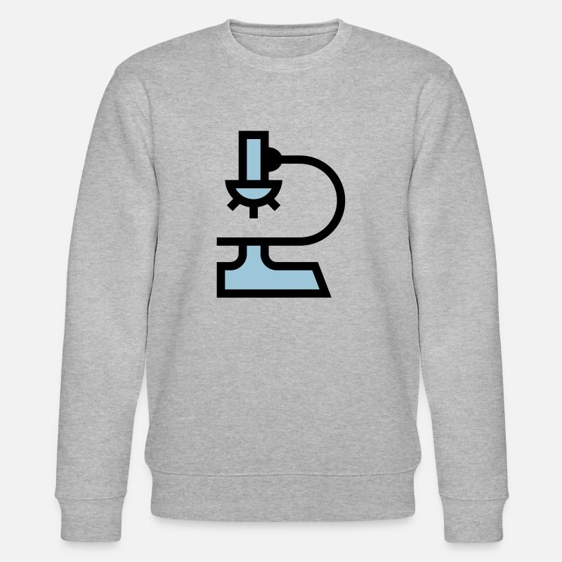 Laboratory microscope - Stanley/Stella CHANGER Unisex Organic Sweatshirt - heather grey