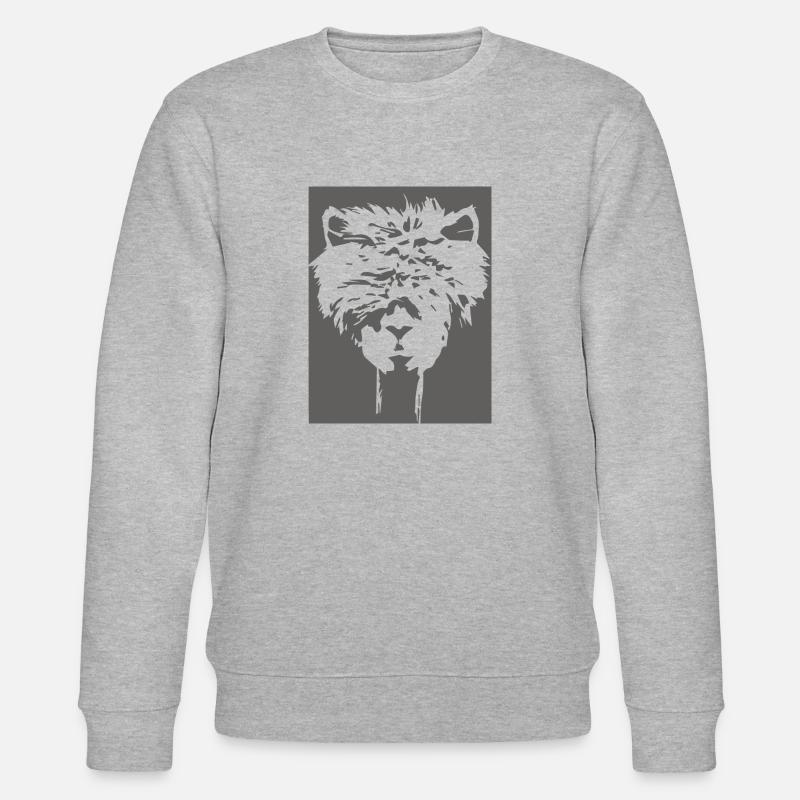 Alpaka - Stanley/Stella Unisex Bio-Sweatshirt CHANGER  - Grau meliert