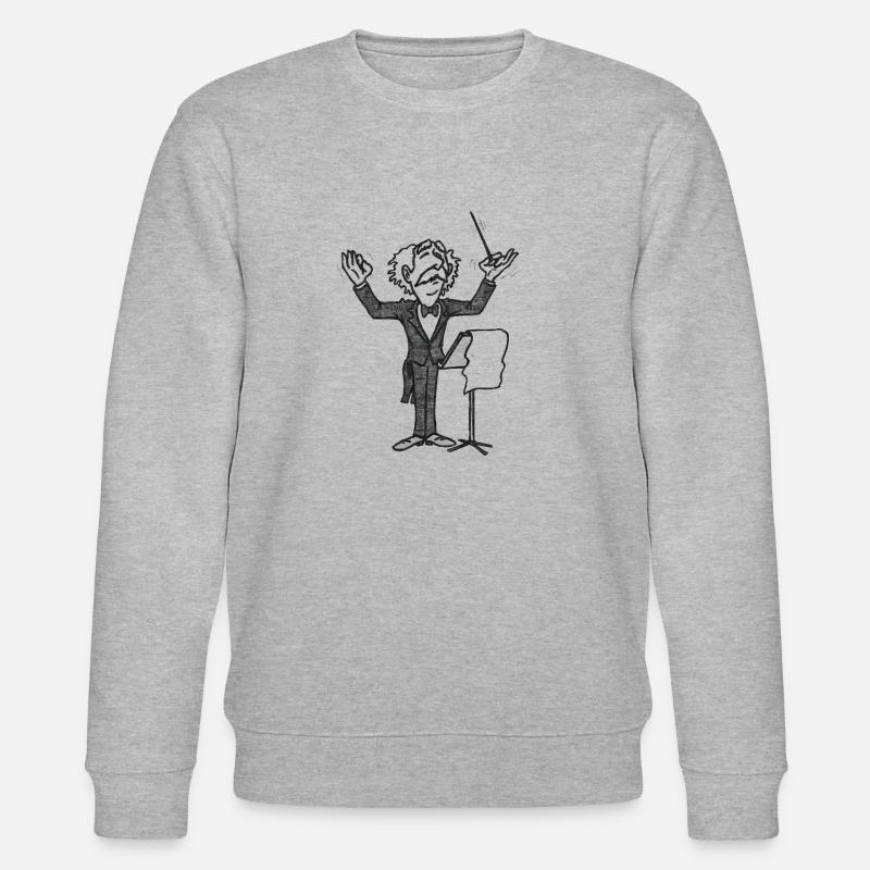 Dirigent - Stanley/Stella Unisex Bio-Sweatshirt CHANGER  - Grau meliert