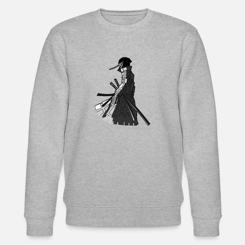 Girl Samurai - Stanley/Stella Unisex Bio-Sweatshirt CHANGER  - Grau meliert