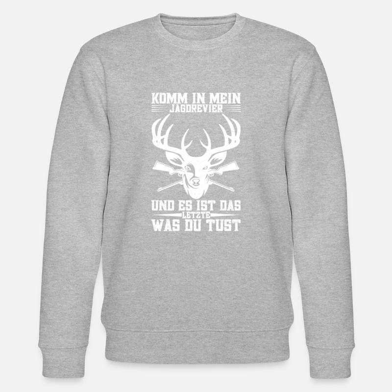Wildschweinjagd Jäger Hochsitz Elchjagd Jagdschein - Stanley/Stella Unisex Bio-Sweatshirt CHANGER - undefined