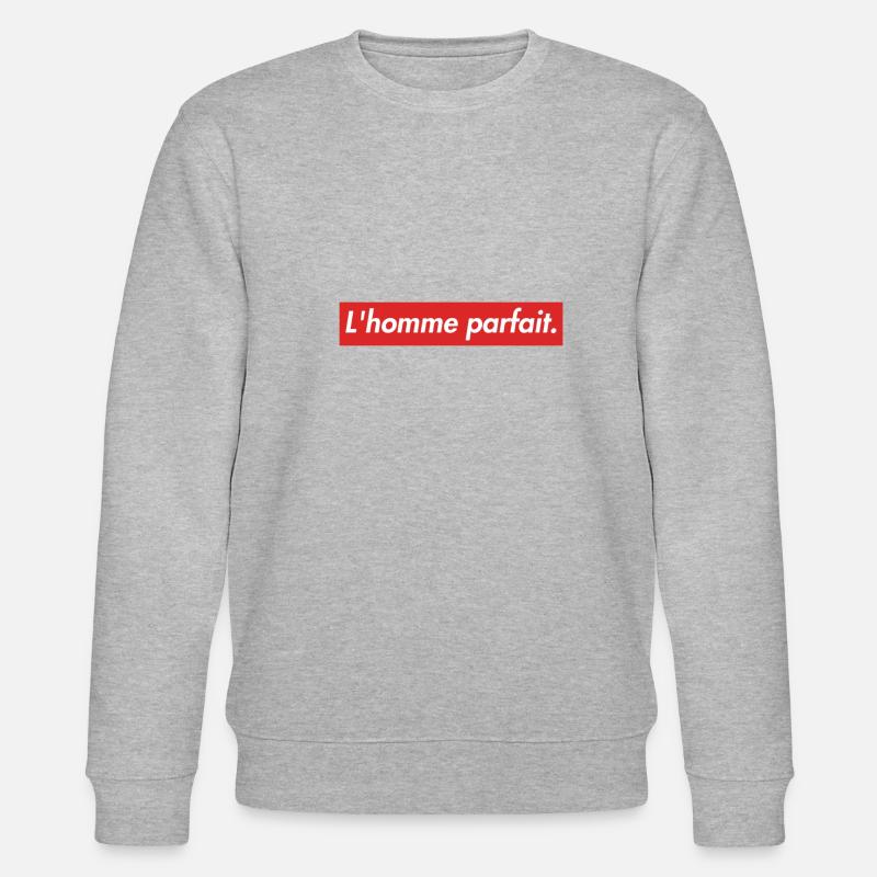 Der perfekte Mann - Stanley/Stella Unisex Bio-Sweatshirt CHANGER  - Grau meliert