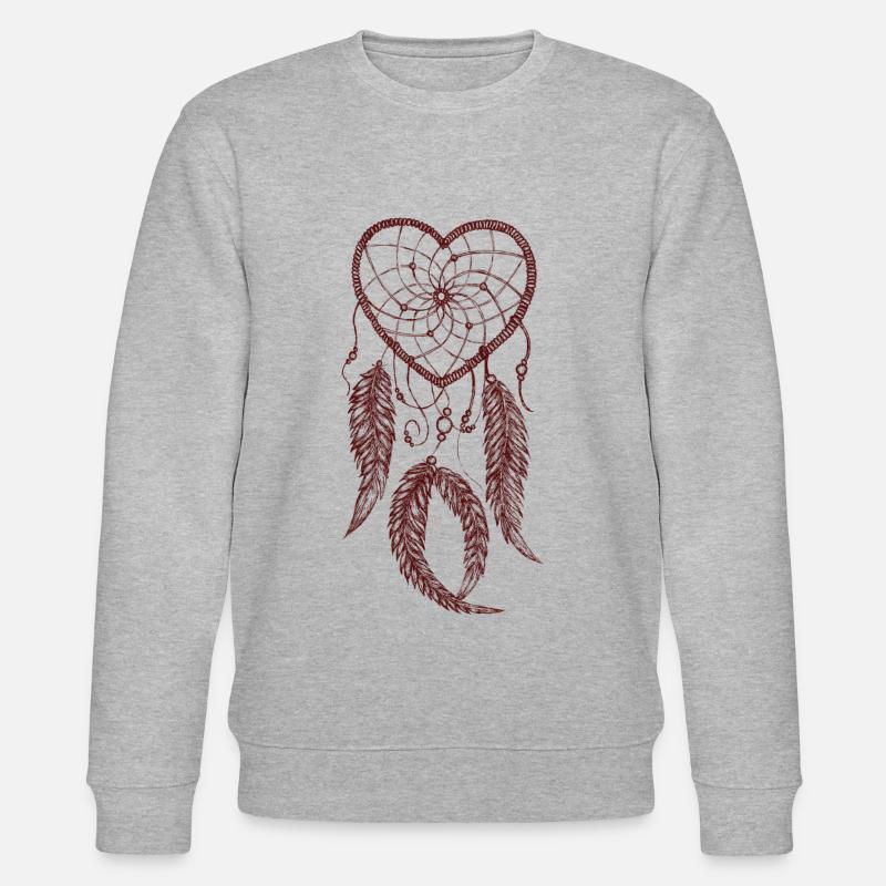 Traumfänger - Stanley/Stella Unisex Bio-Sweatshirt CHANGER  - Grau meliert
