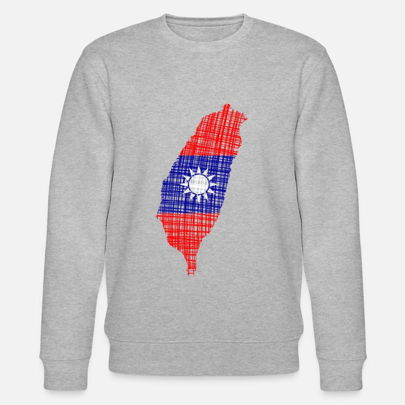 Taiwan - Stanley/Stella Unisex Bio-Sweatshirt CHANGER  - Grau meliert