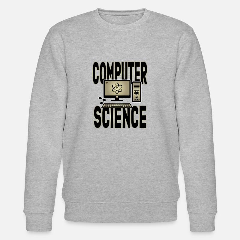Computer Science-It, informatik - Stanley/Stella Unisex Bio-Sweatshirt CHANGER  - Grau meliert