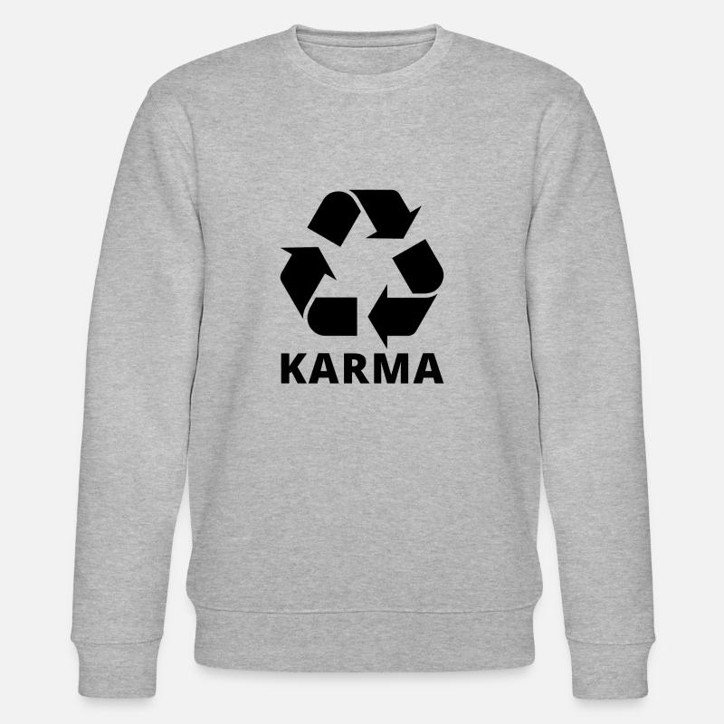 Karma - Stanley/Stella Unisex Bio-Sweatshirt CHANGER  - Grau meliert