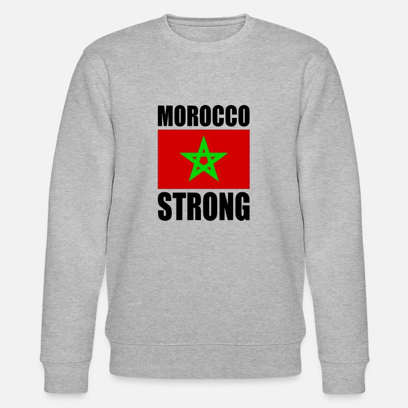 Morocco strong - Sweat bio CHANGER Stanley/Stella Unisexe - gris chiné