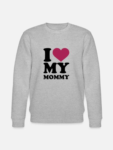 J'aime ma maman - Sweat bio CHANGER Stanley/Stella Unisexe - gris chiné