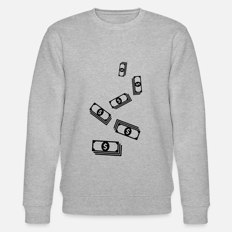 Symbole de l’argent comptant - Sweat bio CHANGER Stanley/Stella Unisexe - gris chiné