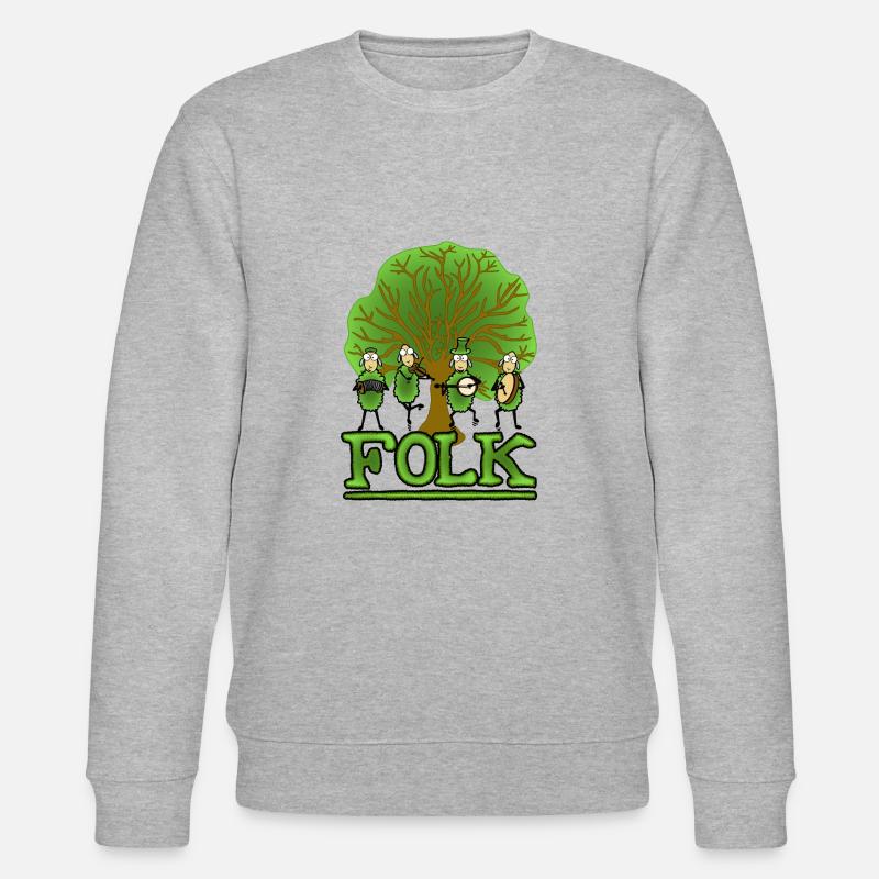 Groupe folklorique irlandais - Sweat bio CHANGER Stanley/Stella Unisexe - gris chiné