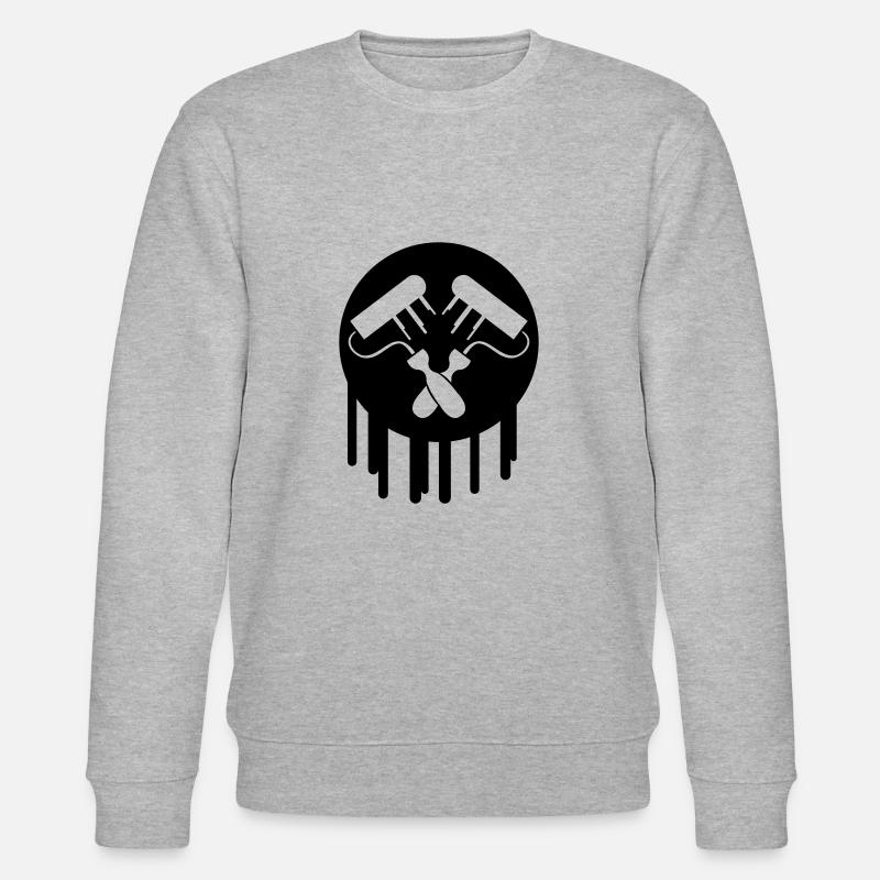 Painter Symbol - Stanley/Stella CHANGER Unisex Organic Sweatshirt - heather grey
