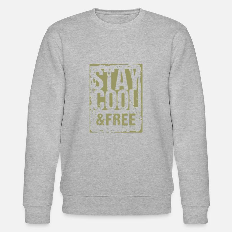 Stay Cool 2 - Stanley/Stella Unisex Bio-Sweatshirt CHANGER  - Grau meliert