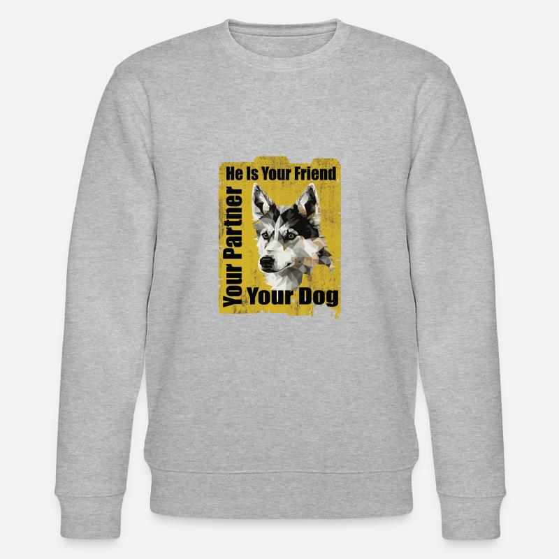 Amour Husky - Sweat bio CHANGER Stanley/Stella Unisexe - gris chiné