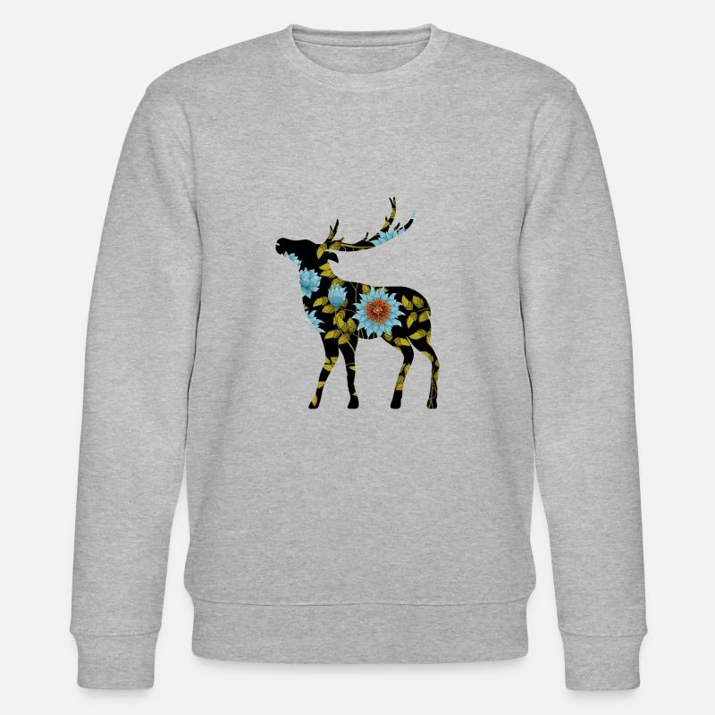 Cerf - Sweat bio CHANGER Stanley/Stella Unisexe - gris chiné