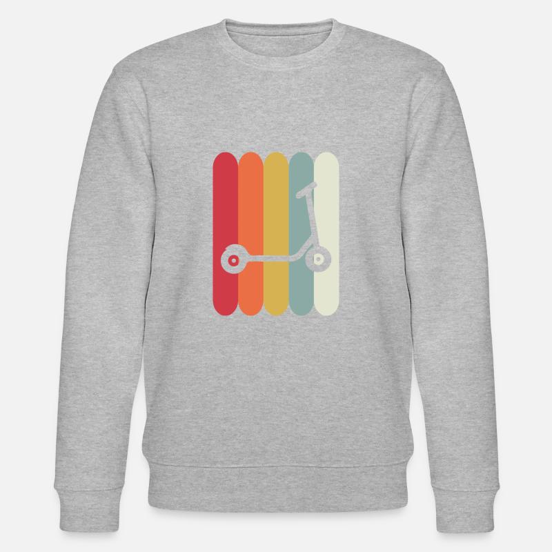 E-Scooter Roller Scooter - Stanley/Stella CHANGER Unisex Organic Sweatshirt - heather grey
