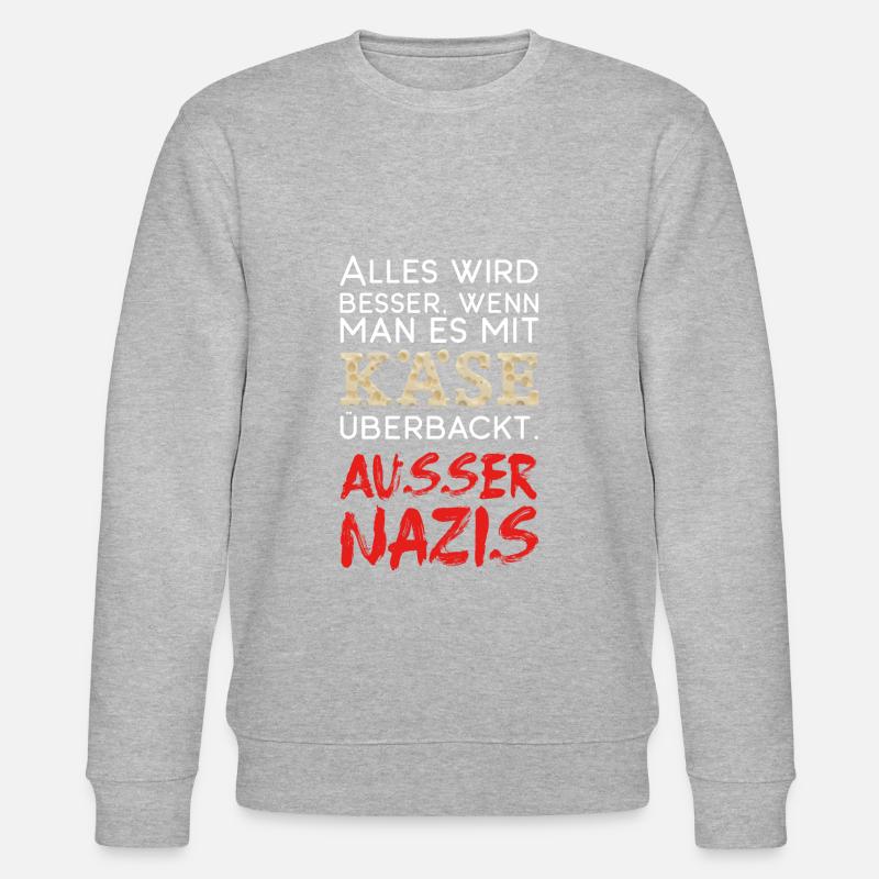 Mit Käse überbacken - Stanley/Stella Unisex Bio-Sweatshirt CHANGER  - undefined
