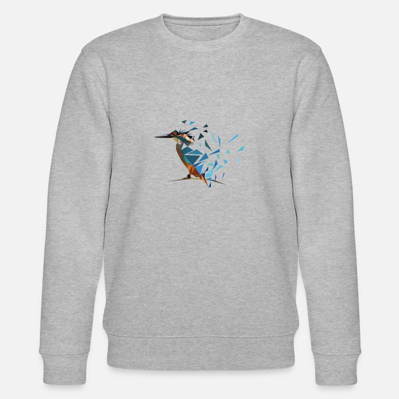 kingfisher - Stanley/Stella CHANGER Unisex Organic Sweatshirt - heather grey