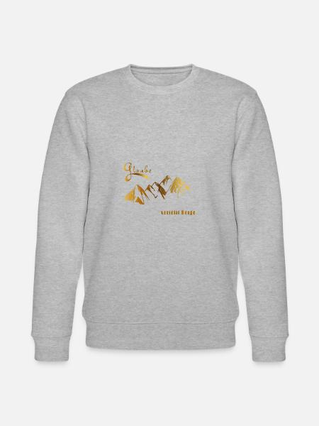 Glaube versetzt Berge - Stanley/Stella Unisex Bio-Sweatshirt CHANGER  - Grau meliert