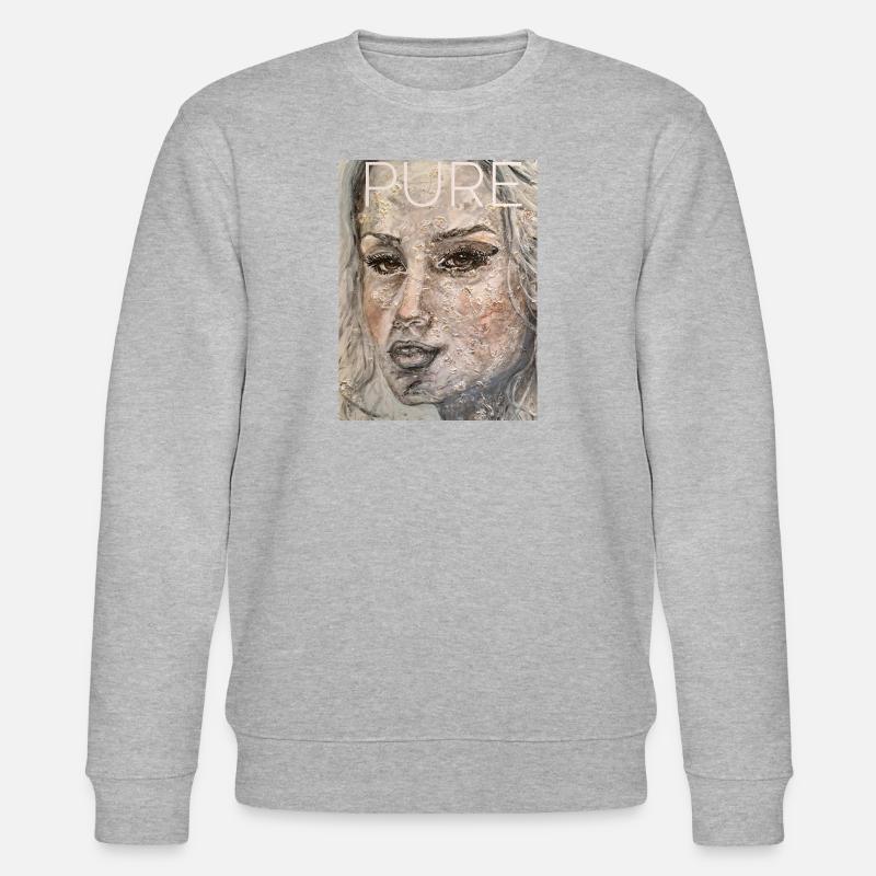 PURE - Stanley/Stella Unisex Bio-Sweatshirt CHANGER - Grau meliert